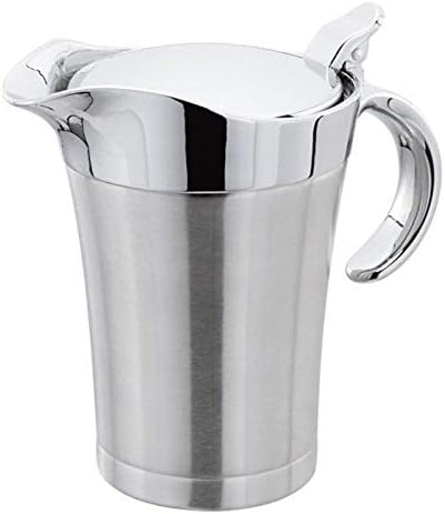 Double Insulated Gravy Boat, 26oz Stainless Steel Sauce Jug with