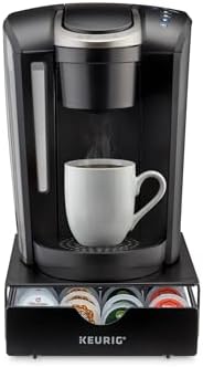 Keurig Slim Non-Rolling Storage Drawer, Coffee Pod Storage, Holds up to 24 Keurig K-Cup Pods, Black, Storage Drawer - 24ct, 9.2 x 3.3 x 12.2 inches