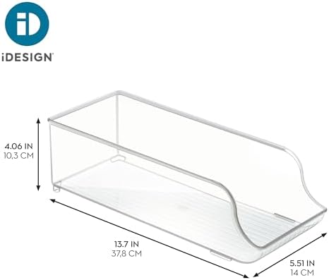iDesign Soda Can Dispenser, Set of 6, Clear