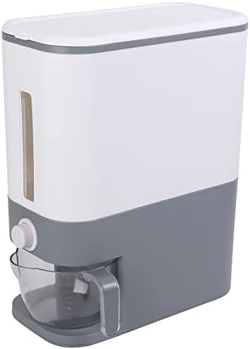 Sooyee 22-25 Lbs Rice Dispenser with Measuring Cup