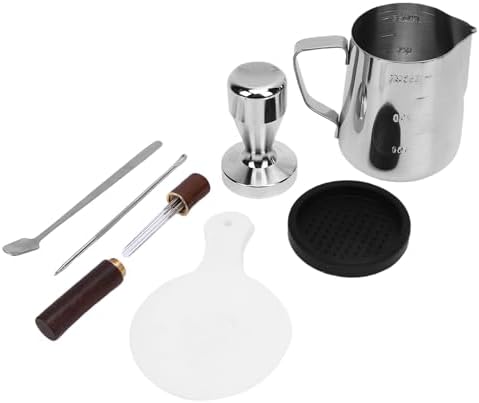 Pomya Coffee Tamper Set, Milk Frothing Pitcher with Latte Art Pen