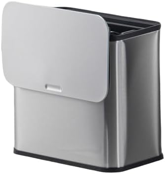 1.3 Gallon/5L Hanging Small Trash Can, Stainless Steel Garbage Can