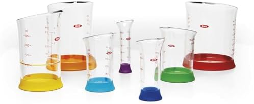 OXO Good Grips 7-Piece Nesting Measuring Beaker Set - Multicolored