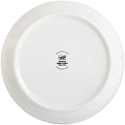 Gibson Home Zen Buffet 4-Piece 41oz Salad Bowls Porcelain Ceramic Chip