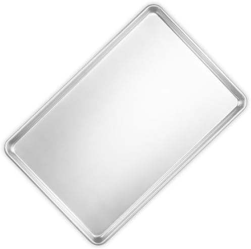 Winco 16" x 22" 2/3 Size Aluminum Sheet Pan