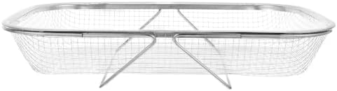 Stainless Steel over Sink Colander Basket for Washing Fruits Tableware