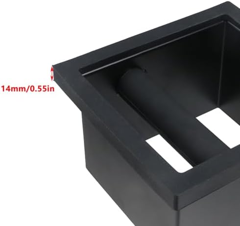 Antrader Bottomless Coffee Knock Box,Espresso Coffee Ground Knock Box