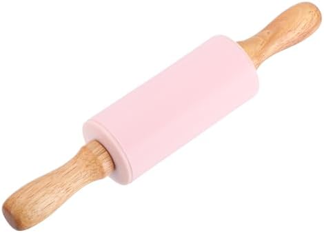 uxcell Rolling Pins for Baking, 9 Inch Silicone Non-Stick Rolling Pin
