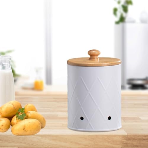 Vegetables Storage Bin Potato Onion Garlic Storage Bin Farmhouse