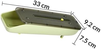 Plastic Egg Storage Box, Stackable Drawer Tray for Refrigerator