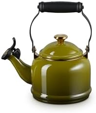 Le Creuset 1.25 qt Olive Enamel Tea Kettle