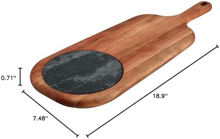 Tramontina Provence 2-Pc Cheese Serving Board with Marble Insert