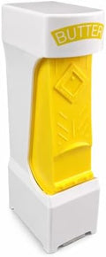 One Press Butter Cutter for 4 oz Sticks, Yellow