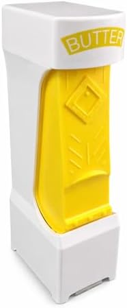 One Press Butter Cutter for 4 oz Sticks, Yellow