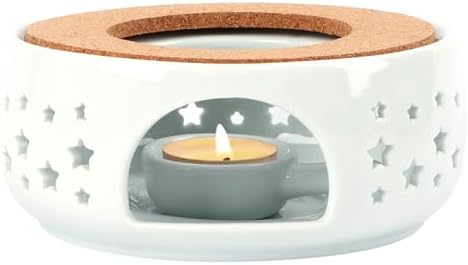 KAYCROWN Teapot Warmer, Ceramic Tea Warmer for Teapot, Tealight Warmer