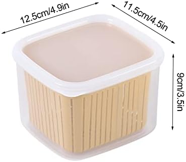 4 Pack Fruit Storage Containers with Strainers, Fresh Produce
