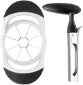 Asdirne Apple Slicer & Corer Set, Apple Cutter and Fruit Slicer with