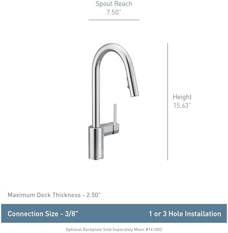 Moen Align Chrome Kitchen Faucet, 7565