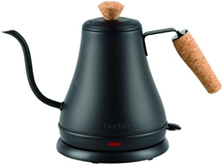 Bodum Bistro Electric Milk Frother and Melior Gooseneck Kettle