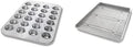 USA Pan Bakeware Mini Cupcake, Muffin, Half Sheet Baking Pan and