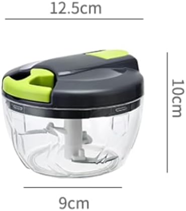 Hand Pull String Garlic Mincer Onion Cutter, Portable, Manual Food