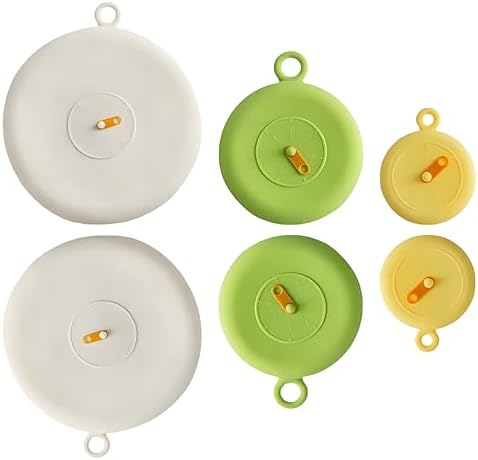 Stretchy Silicone Container Lids, 6-Piece