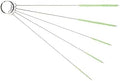 10" Extra Long Tube Brush Set - Small 5 Pack - Green