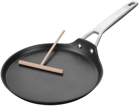 MsMk 8 Inch Nonstick Crepe Pan with Spreader, Induction Dosa Tawa