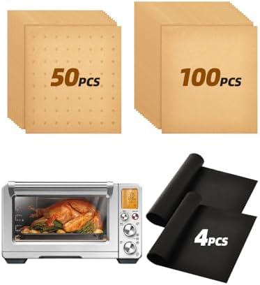 154PCs Paper Liner Compatible with Breville BOV900BSS Smart Convection