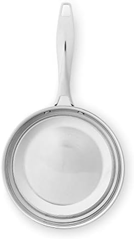 Amazon Basics Stainless Steel Frying Pan Set, Induction Compatible