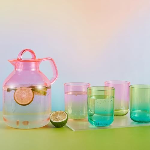 Locco Decor Acrylic Kitchen Bedroom Outdoor Pitcher 1.8L/62oz Water