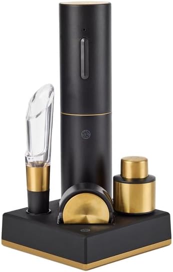 Rabbit 5-Piece Electric Wine Set with Automatic Corkscrew, Aerator
