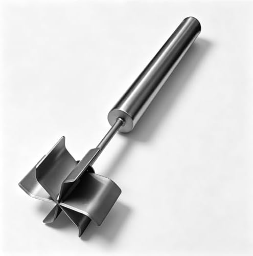 304 Stainless Steel Meat Chopper 6-Blade Hamburger & Potato Masher