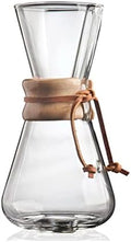 Chemex Pour-Over Glass Coffeemaker, 3-Cup