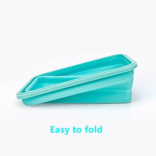CARTINTS Large Collapsible Camping Food Containers, 1200ml Silicone