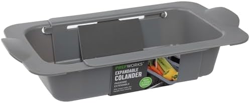 Prepworks Expandable Colander, Expands to Fit Sinks From 11” to 17.5”