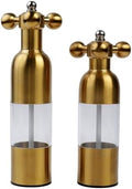 Gold Salt and Pepper Manual Grinder Set, 2PCS