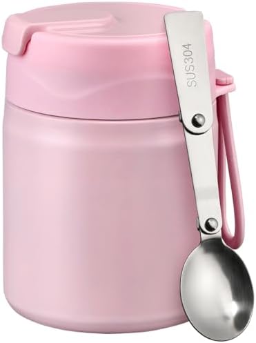 Pawtong 17oz Soup Thermo for Hot Food Kids Insulated Vacuum Food Jar