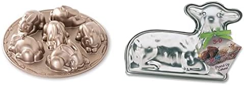 Nordic Ware Baby Bunny Cakelet & Spring Lamb 3-D Cake Mold
