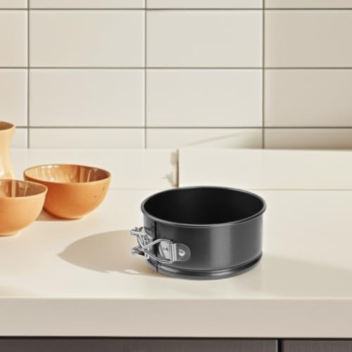 4pcs Mini round Cake Pan Set, Carbon Steel, Easy Release