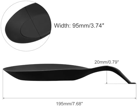 uxcell Silicone Spoon Rest, 7.68" x 3.74" Heat Resistant Kitchen