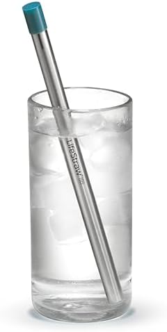 LifeStraw Sip – Reusable Stainless Steel Water Filter Drinking Straw