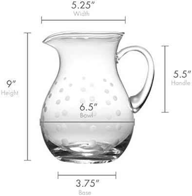 Mikasa Cheers Glass Beverage Pitcher, 3.25-Quart