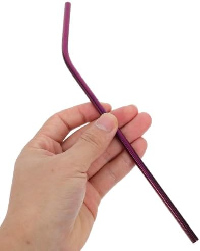 Stainless Steel Reusable Drinking Straws Set with Cleaning Brush