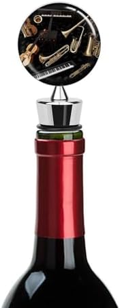 Musical Instruments Wine Stopper Vacuum Alloy Wine Bottle Stopper