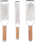 SHIKORI Stainless Steel Cheese Graters, 3-Pcs