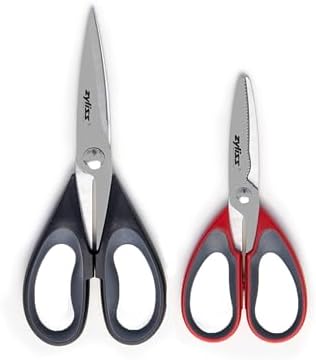 Zyliss 30200 9" Household Kitchen Shears, Red