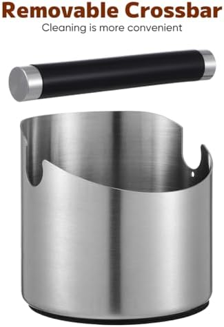 Sewroro Espresso Knock Box Coffee Grounds Container 5.50in