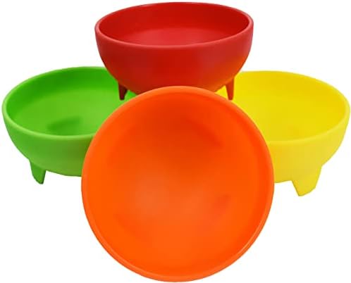 Black Duck Brand Set of 8 Multi Color 4.5" Diameter, 12 oz Salsa Bowls