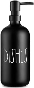 VIMERPA Dish Soap Dispenser, Matte Black, 17 Fl Oz